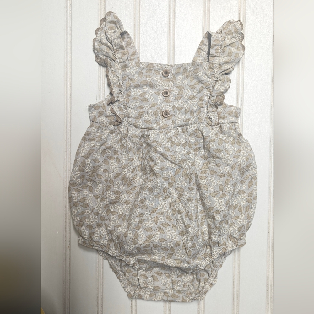 Carter's Floral Baby Romper - Picture 1 of 5